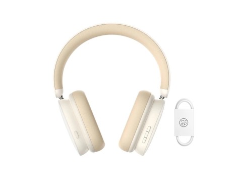 Навушники Baseus Bowie H1 Noise-Cancelling Wireless Headphones Rice White