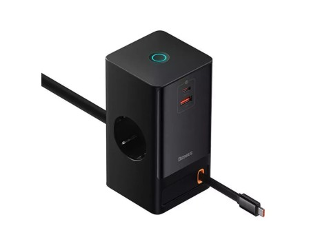 Аксесуар нового покоління для заряджання пристроїв! Baseus PowerCombo Tower 5-in-1 65W із 4 портами 
