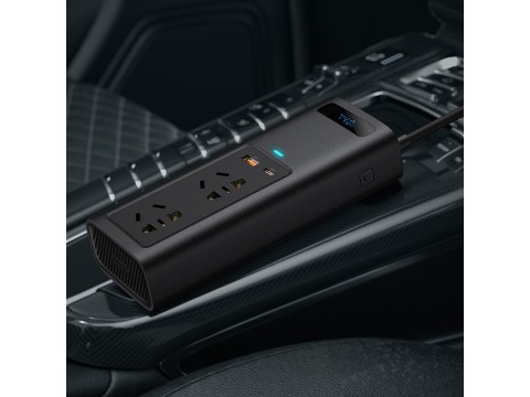 Інвертор Baseus на 150 W — помічник для автомобіліста під час поїздки й не тільки