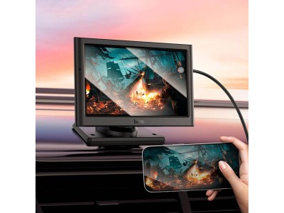  Універсальний 7-дюймовий IPS-монітор для авто HOCO HU2 Imogen — сучасний мультимедійний центр у вашому авто