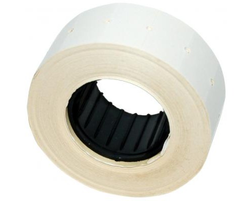 Етикет-стрічка Aurika 21х12 white, 30 рул (2112W)
