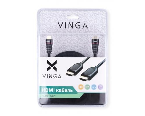 Кабель мультимедійний HDMI to HDMI 5.0m Vinga (HDMI01-5.0)