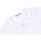 Футболка дитяча Matilda з коротким рукавом і мереживною оборкою (7134-164G-white)