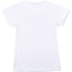 Футболка дитяча Matilda з коротким рукавом і мереживною оборкою (7134-164G-white)