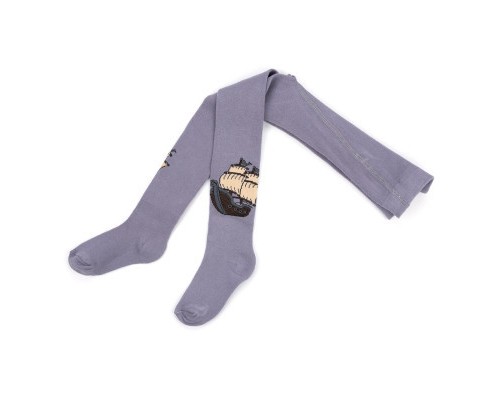 Колготки дитячі BNM з вітрильником (M0C0301-1020-86B-darkgray)