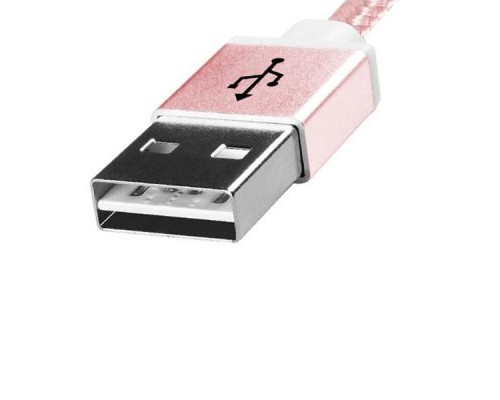 Дата кабель USB 2.0 AM to Micro 5P 1.0m Rose Golden ADATA (AMUCAL-100CMK-CRG)