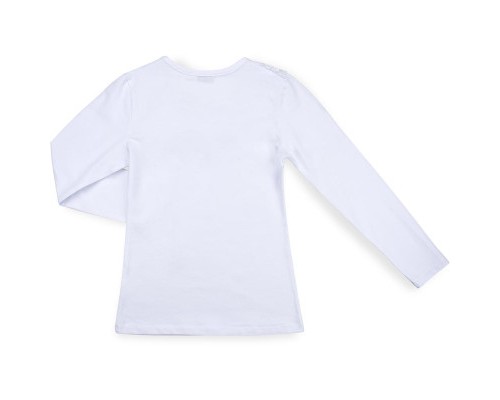 Кофта дитяча Matilda з мереживною оборкою (8430-164G-white)