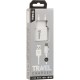 Зарядний пристрій Inkax CD-08 + Type-C cable 1USB 1A White (F_62259)