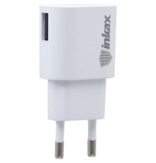Зарядний пристрій Inkax CD-08 + Type-C cable 1USB 1A White (F_62259)