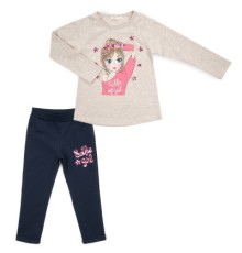 Набір дитячого одягу Breeze SELFIE GIRL (12829-104G-beige)