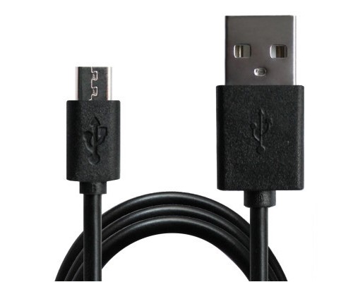 Зарядний пристрій Grand-X CH-03T USB 5V 2,1A Black + cable USB -> Type C, Cu, 4A, TPE (CH-03T)