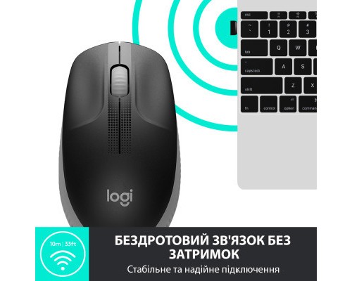 Мишка Logitech M190 Mid Grey (910-005906)