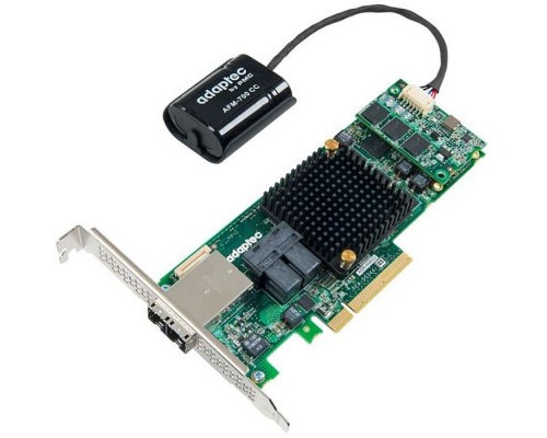 Контролер RAID Adaptec ASR-8885Q 2xSFF-8643 2xSFF-8644 1GB 8xPCIe included AFM-700 (2277100-R)