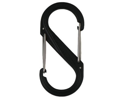 Карабін туристичний Nite ize Plastic Carb S Biner Size 10 NI796 Black (4823082709403)