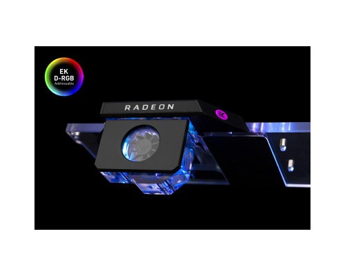 Фітинг для СРО Ekwb EK-Quantum Scalar Flow Indicator Bottom-To-Top D-RGB - Black (3831109829738)