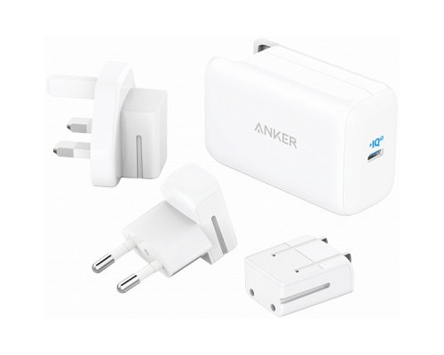 Зарядний пристрій Anker PowerPort III 65W Pod PPS+GaN (White) (A2712H21)