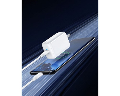 Зарядний пристрій Anker PowerPort III 65W Pod PPS+GaN (White) (A2712H21)