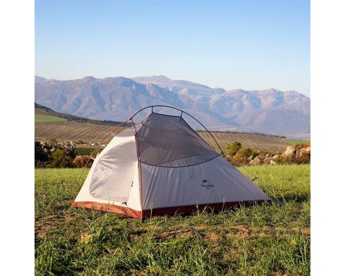 Намет Naturehike Сloud Up 1 Updated NH18T010-T 20D Grey/Red (6927595730522) Намет Naturehike Сloud Up 1 Updated NH18T010-T 20D Grey/Red (6927595730522)