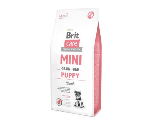 Сухий корм для собак Brit Care GF Mini Puppy Lamb 7 кг (8595602520152)