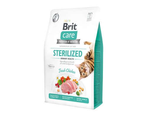 Сухий корм для кішок Brit Care Cat GF Sterilized Urinary Health 2 кг (8595602540730)