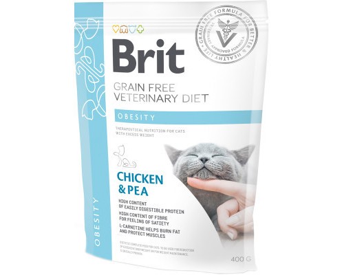 Сухий корм для кішок Brit GF VetDiets Cat Obesity 400 г (8595602528486) Сухий корм для кішок Brit GF VetDiets Cat Obesity 400 г (8595602528486)