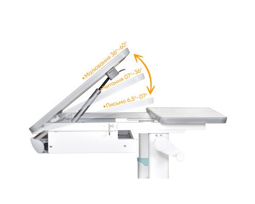Парта Mealux Edmonton Multicolor Blue Lite (BD-610 W/MC + BL Lite)