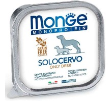 Консерви для собак Monge Dog Solo 100% оленина 150 г (8009470014175)