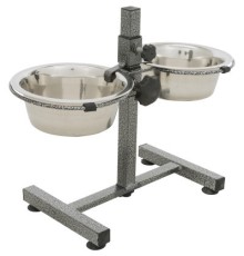 Посуд для собак Trixie підставка з мисками 750 мл/15 см (4011905249209)