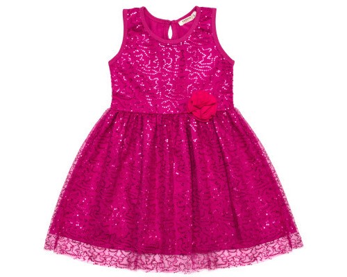 Плаття дитяче Breeze святкове з паєтками (12740-152G-fuchsiа)