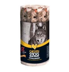 Ласощі для собак Alpha Spirit DOG Sticks Chicken напіввологі з курки, палички 160 г (8437013576628)