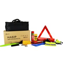 Набір техдопомоги Poputchik за доглядом авто чорна (01-178-IS)