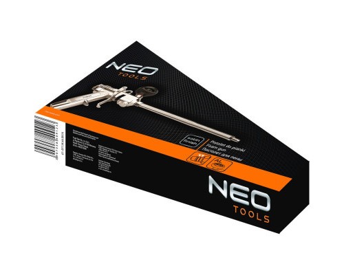 Пістолет для монтажної піни Neo Tools з латунною головкою, алюміній (61-011)
