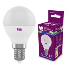 Лампочка ELM D45 6W PA10 E14 4000K (18-0014.)