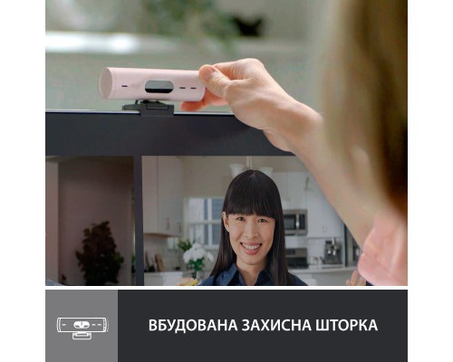 Веб-камера Logitech Brio 500 Rose (960-001421)