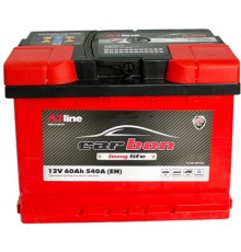 Акумулятор автомобільний CARBON 60 Ah/12V (CRB60-01)
