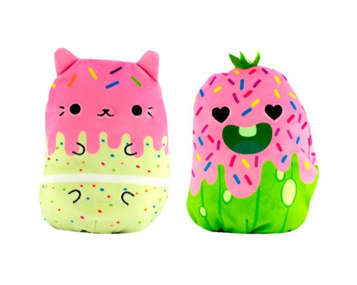 М'яка іграшка Cats vs Pickles 2 в 1 – Котик та огірок Солодощі (CVP2200-6)