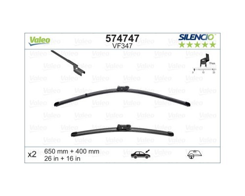 Щітка склоочисника Valeo 574747