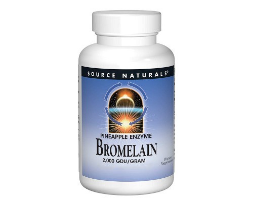 Трави Source Naturals Бромелайн 500мг, 60 таблеток (SNS-01354)