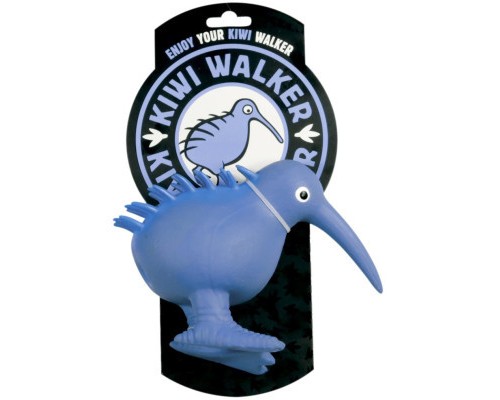 Іграшка для собак Kiwi Walker Птах ківі 8.5 см блакитна (8596075000134)