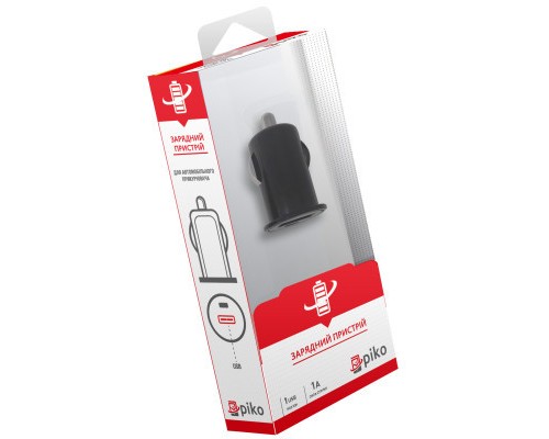 Зарядний пристрій Piko MSH-SC-033 (1USB1A) (1283126462580)