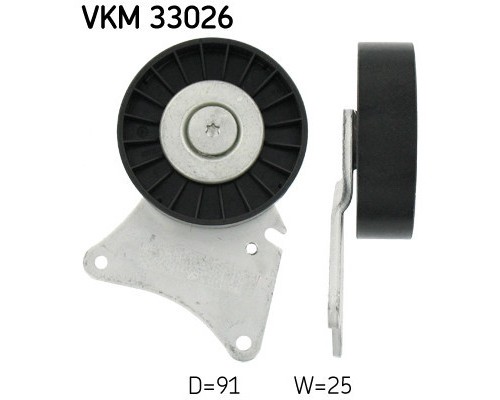 Ролик натягувача ременя SKF VKM 33026