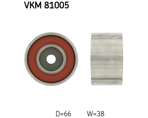 Ролик натягувача ременя SKF VKM 81005