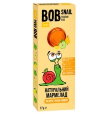 Мармелад Bob Snail Равлик Боб яблуко-груша-лимон 27 г (4820219344209)