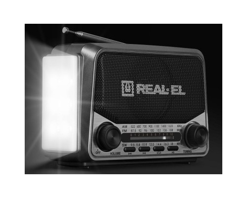 Портативний радіоприймач REAL-EL X-525 Grey