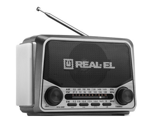 Портативний радіоприймач REAL-EL X-525 Grey