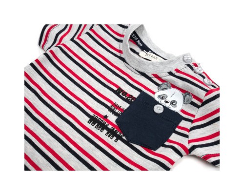 Набір дитячого одягу Breeze в полосочку (14288-68B-red)