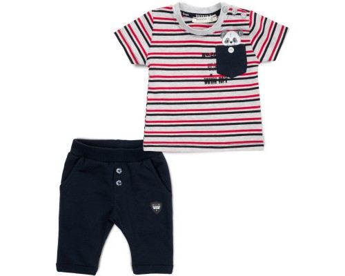 Набір дитячого одягу Breeze в полосочку (14288-68B-red)