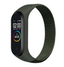 Ремінець до фітнес браслета BeCover Nylon Style для Xiaomi Mi Smart Band 7 Khaki (707661)