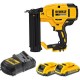 Цвяхозабивач DeWALT 18В, діаметр/довжина цвяха 1.6/63 мм, 2 АКБ, ЗП, кейс (DCN680D2)
