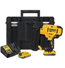 Цвяхозабивач DeWALT 18В, діаметр/довжина цвяха 1.6/63 мм, 2 АКБ, ЗП, кейс (DCN680D2)
